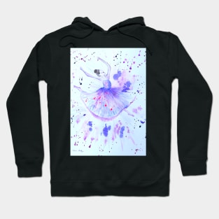 Ballerina Dancing in the Sky Hoodie